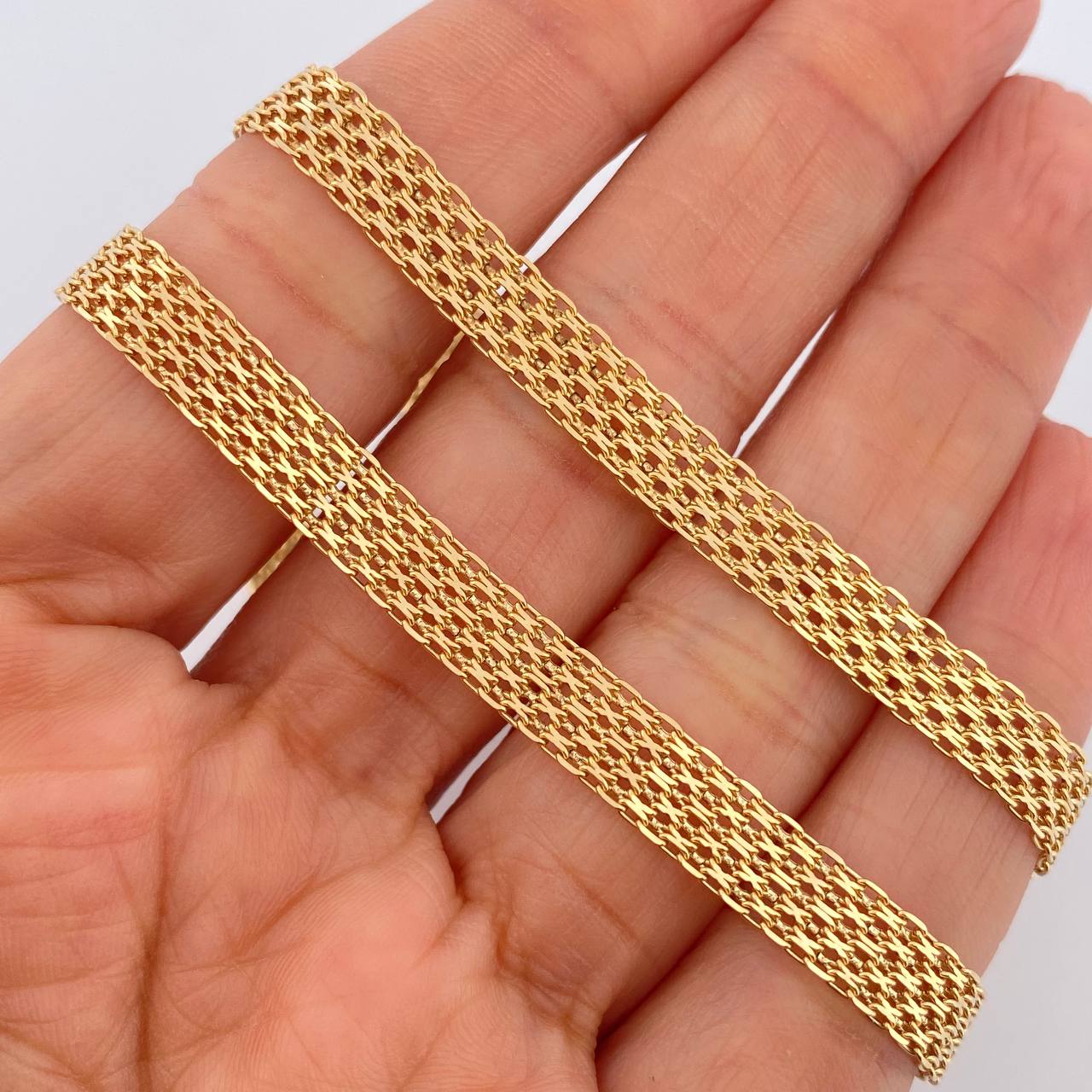 Cadena China 20.6gr / 23 3/4 in / 6.4mm Oro Amarillo +1 18K %