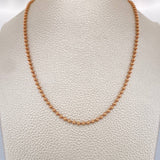 Cadena Militar 12.85gr / 23 3/4 in / 3mm Oro Rosa +3 18K %
