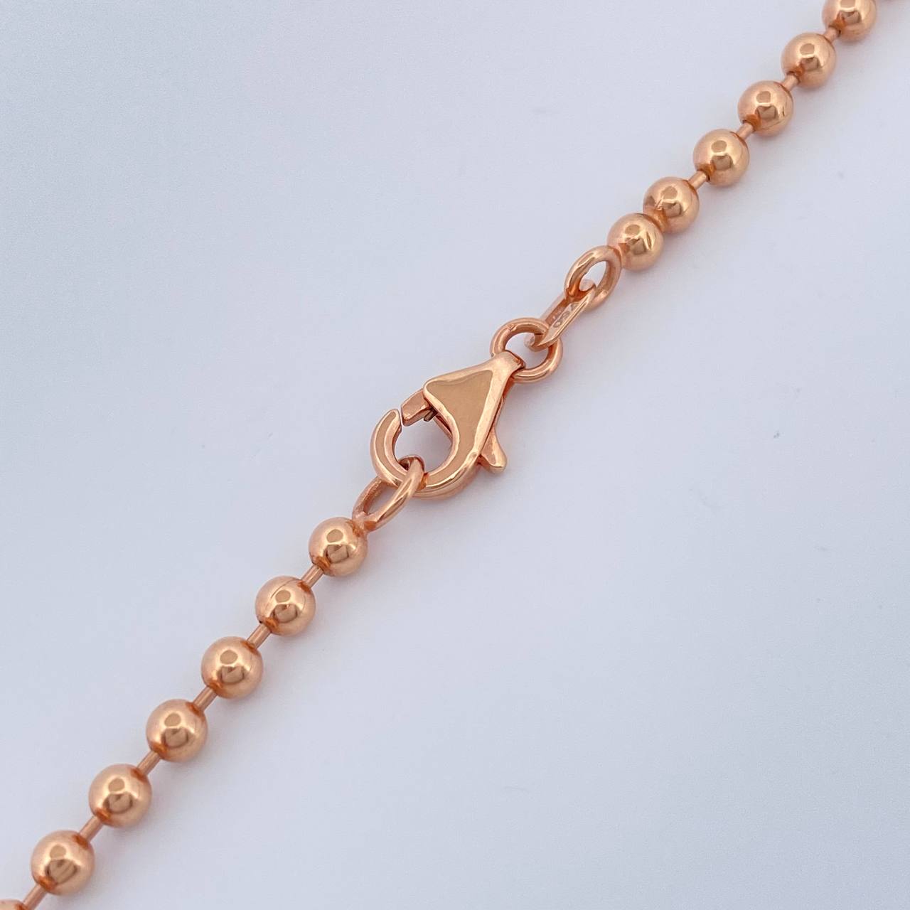 Cadena Militar 12.85gr / 23 3/4 in / 3mm Oro Rosa +3 18K %