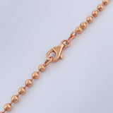 Cadena Militar 12.85gr / 23 3/4 in / 3mm Oro Rosa +3 18K %