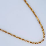 Cadena Franco 17.6gr / 23 1/2 in / 3.35mm Dos Oros Amarillo Blanco +3 18K %