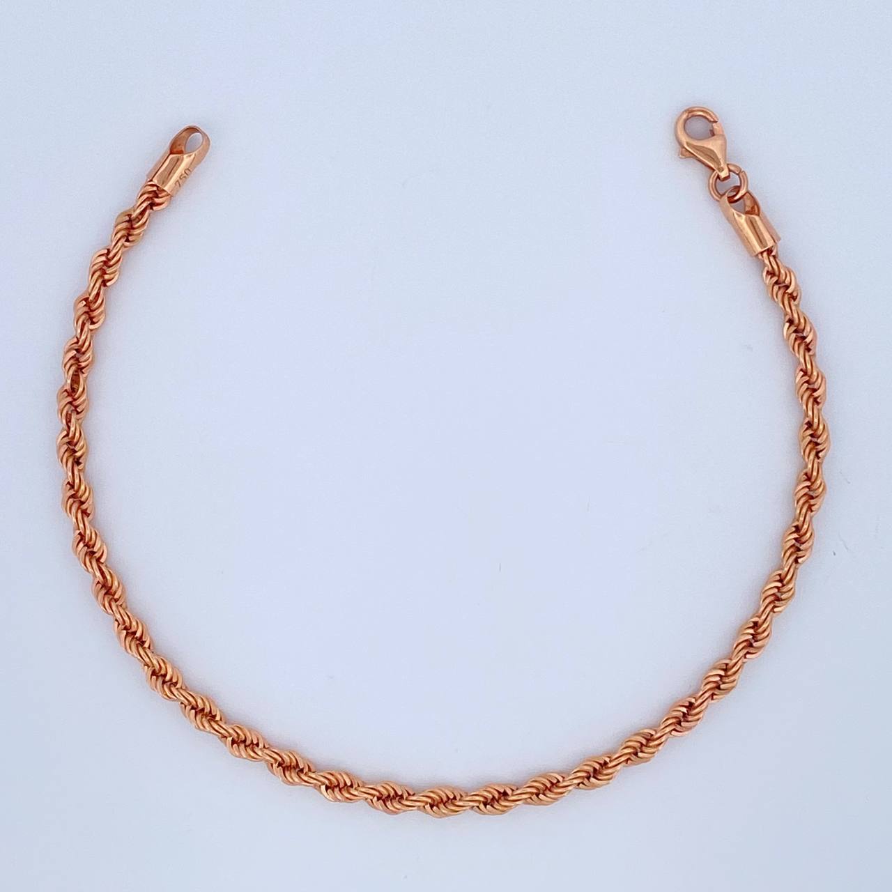 Pulso Lazo 2.95gr / 7 1/2 in / 3.2mm Oro Rosa +3 18K %