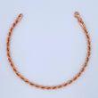 Pulso Lazo 2.95gr / 7 1/2 in / 3.2mm Oro Rosa +3 18K %