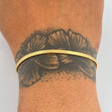 Pulso Serpiente 3.45gr / 7 3/4 in / 2.5mm Oro Amarillo +3 18K %