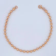 Pulso Tipo Militar 6.6gr / 7 3/4 in / 4mm Oro Rosa +3 18K %