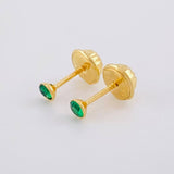 Topos Bisel 0.4g / in / 3.3mm Oro Amarillo 18K