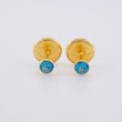 Stud Earrings Bevel 0.35g / in / 2.8mm Yellow Gold 18K