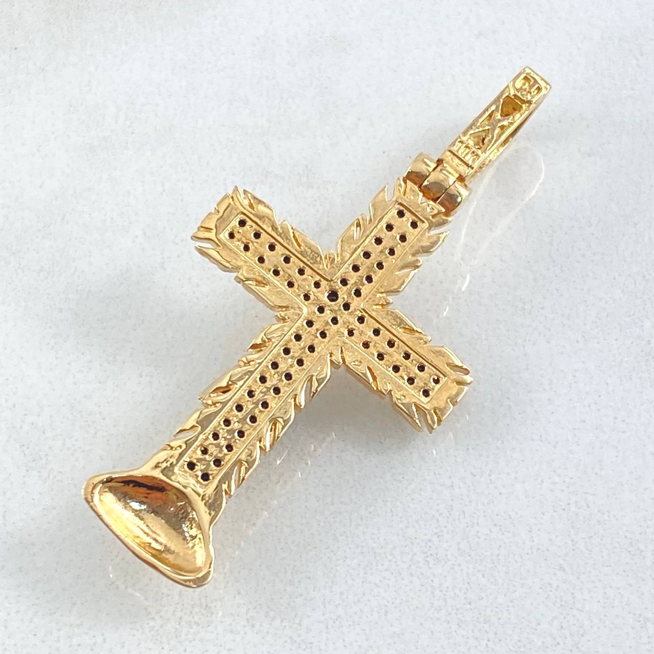 Pendant Lord of Miracles Cross 5.6gr / 4.3cm / 18K Gold ©