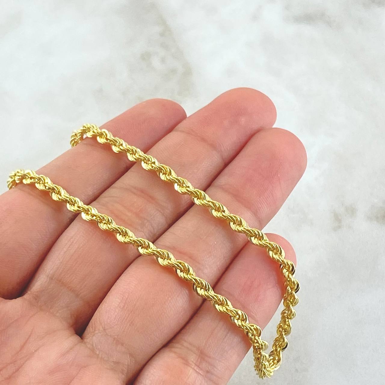 Rope Chain 8.65gr / 70cm / +3 18K Gold
