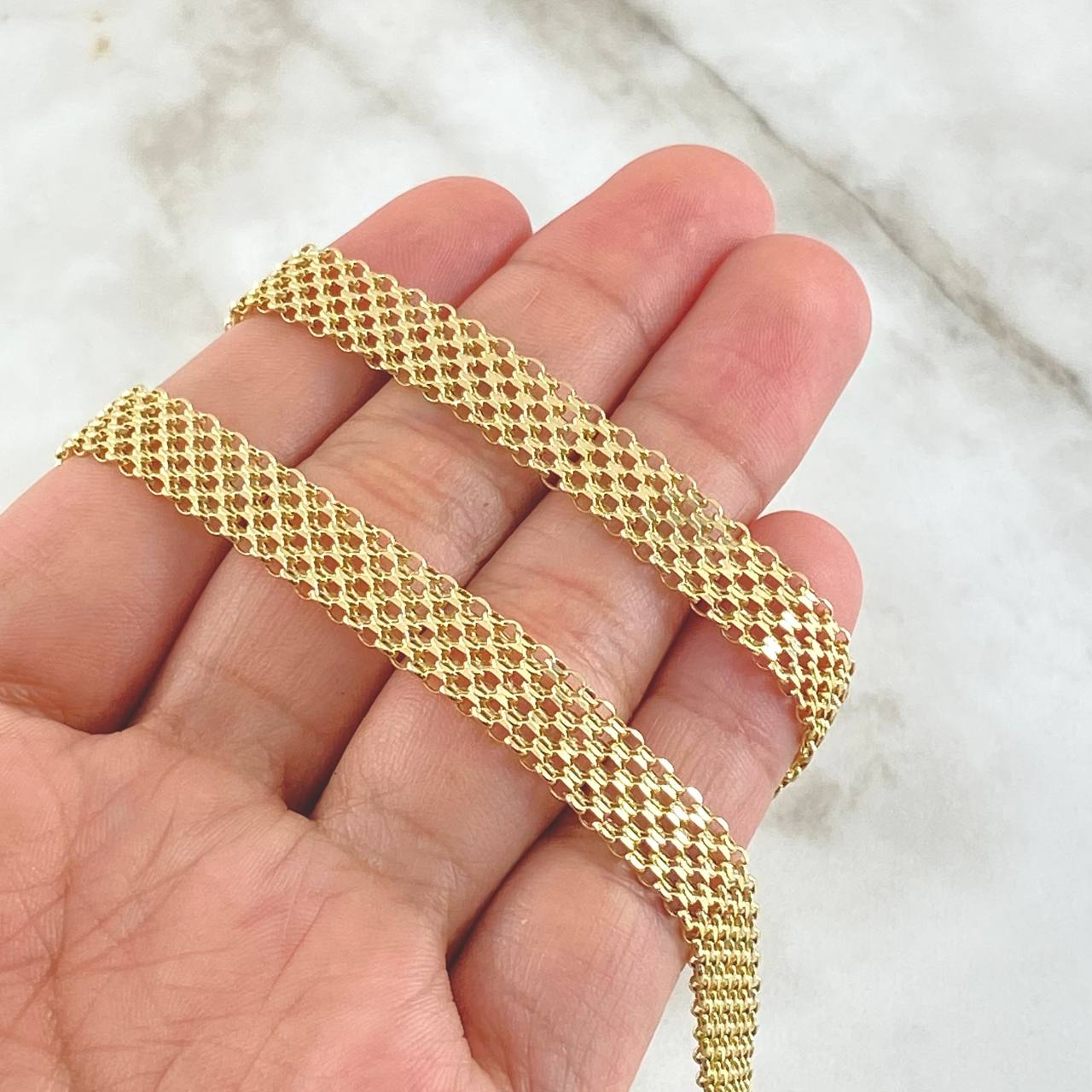 Bismark Chain 11.55gr / 23.6in / +1 18K Gold