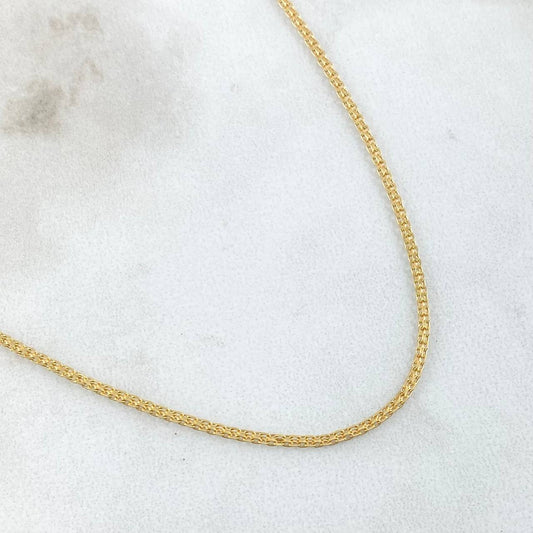 Bismark Chain 3.3gr / 23.6in / 18K Gold +1$