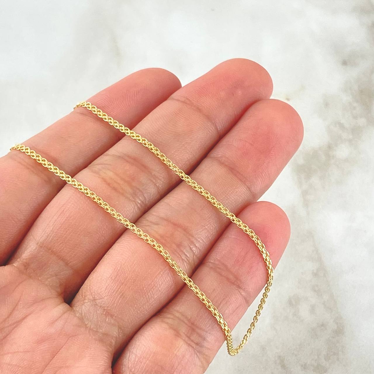 Bismark Chain 3.3gr / 23.6in / 18K Gold +1$