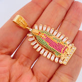 Dije Virgen De Guadalupe 11.2gr / 2 in / Oro Amarillo 18K $