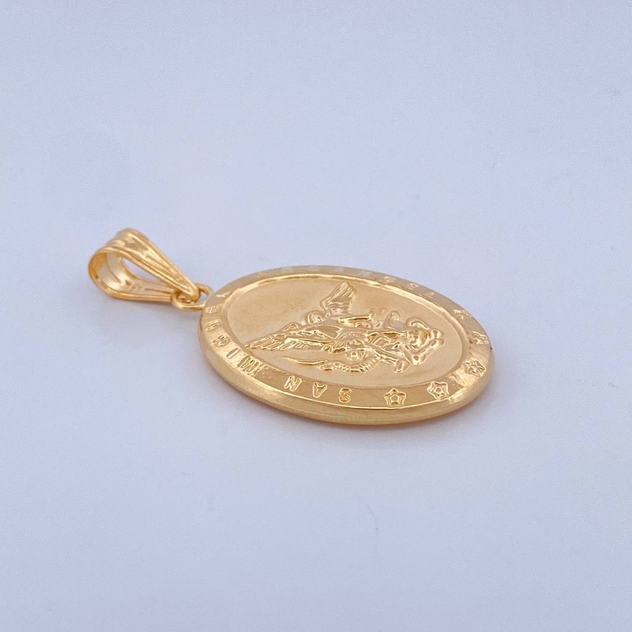 Dije San Miguel 3.65gr / 1 3/4 in / Oro Amarillo 18K $