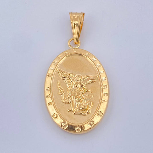 Dije San Miguel 3.65gr / 1 3/4 in / Oro Amarillo 18K $
