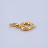 Heart Silhouette Pendant 0.35gr / 1/2 in / Yellow Gold 18K $
