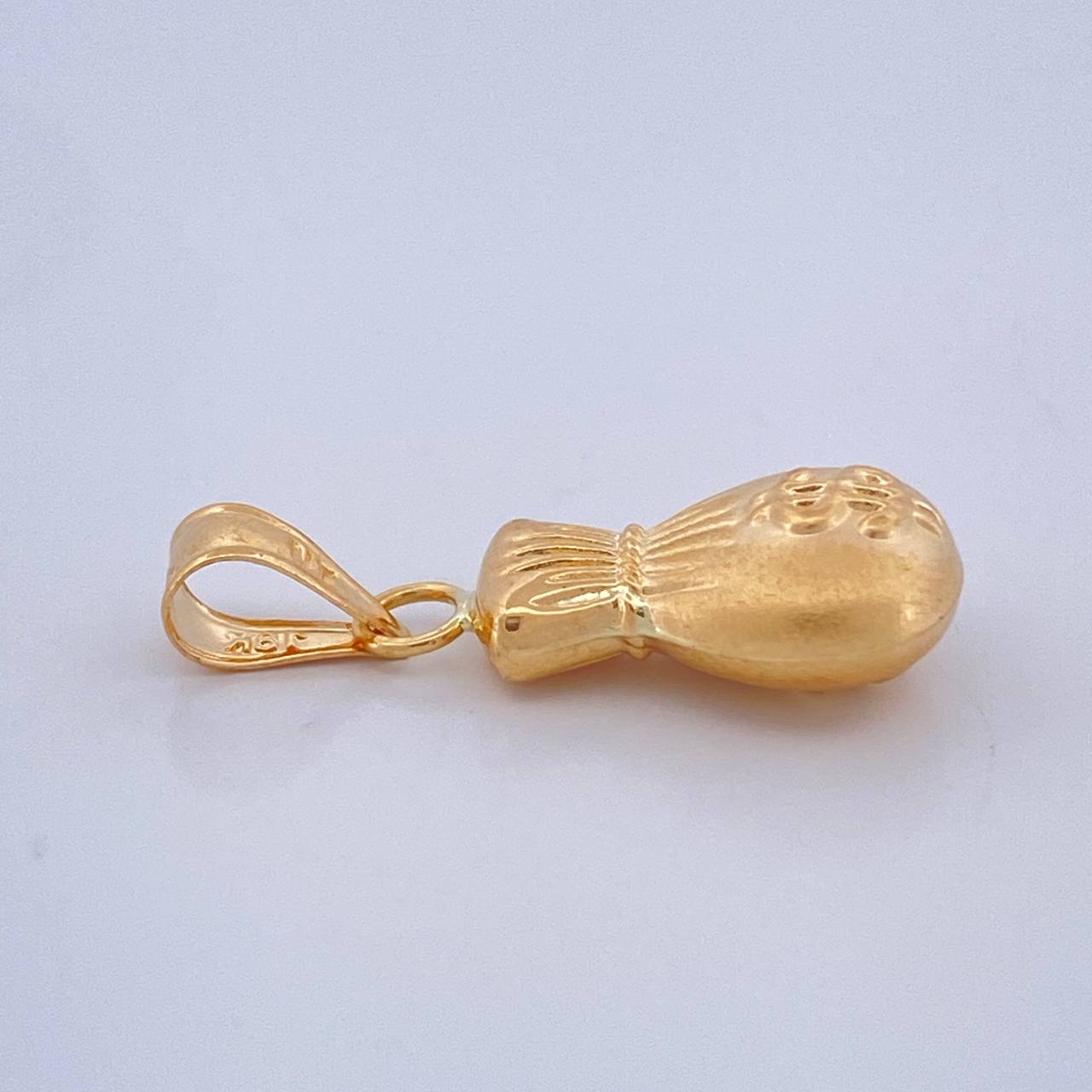 Dije Bolsa De Dinero 0.75gr / 3/4 in / Oro Amarillo 18K $
