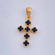 Dije Cruz Trebol 3.2gr / 1 1/4 in / Oro Amarillo 18K $