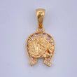 Dije Herradura Caballo 2.45gr / 1 in / Oro Amarillo 18K $
