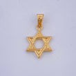 Star of David Pendant 2.3gr / 1 1/2 in / Yellow Gold 18K $
