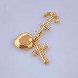 Dije Tres Gracias 1.05gr / 3/4 in / Oro Amarillo 18K $