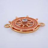 Herraje Timon 4.4gr / 1 1/4 in / Tres Oros 18K $
