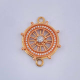 Herraje Timon 4.4gr / 1 1/4 in / Tres Oros 18K $