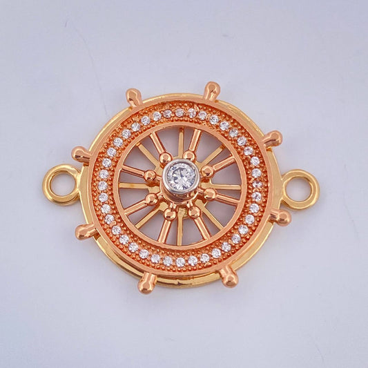 Herraje Timon 4.4gr / 1 1/4 in / Tres Oros 18K $