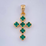 Dije Cruz Trebol 3.3gr / 1 1/4 in / Oro Amarillo Nac.Esp. 18K $