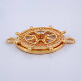 Herraje Timon 4.45gr / 1 1/4 in / Oro Amarillo 18K $