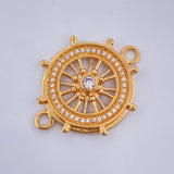Herraje Timon 4.45gr / 1 1/4 in / Oro Amarillo 18K $