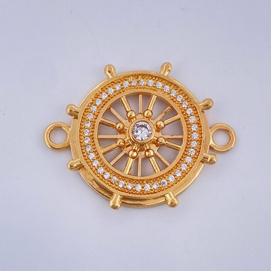 Herraje Timon 4.45gr / 1 1/4 in / Oro Amarillo 18K $