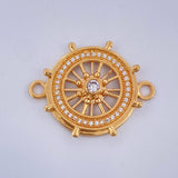 Herraje Timon 4.45gr / 1 1/4 in / Oro Amarillo 18K $