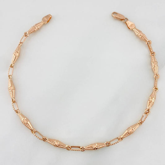 Bracelet Rustica Dubai 3.9g / 8 in / 3.35mm 18K Rose Gold