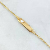 Bracelet Wheat Chain Bracelet Rectangular Plate Heart 1.55gr / 5.9-6.3in / Adjustable White Resin 18K Gold