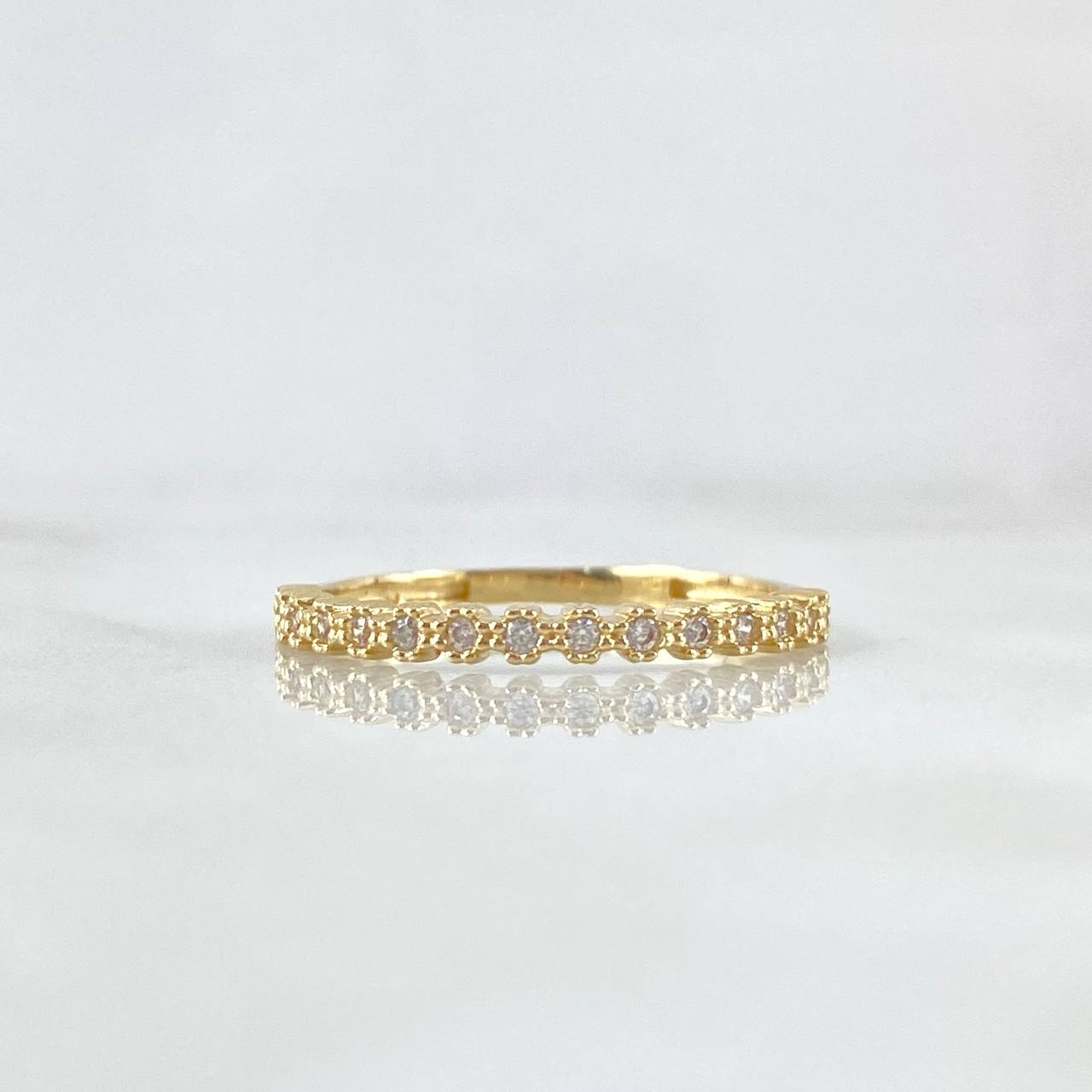 Dense Eye Channel Ring 1.75gr / T7 / 18K Yellow Gold ©
