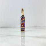 Pendant Bottle Johnnie Walker 12.85gr / 5cm / Orange Blue Yellow Gold Zircons ©