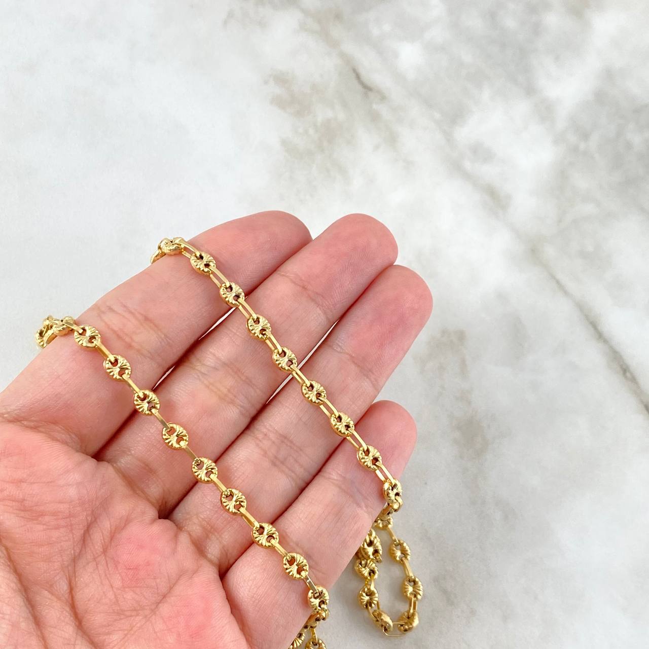 Chain Gc 14.5gr / 60cm / 4.7mm Diamond Cut Yellow Gold ©