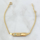 Bracelet Wheat Chain Bracelet Rectangular Plate Clover 1.65gr / 5.9in-6.3in / 1.6mm Green Resin Adjustable 18K Gold ©