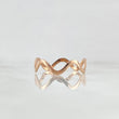 Zig-Zag Ring 0.95gr / T7 1/4 / 18K Rose Gold