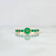 Ring Solitaire Scepter 2.9gr / T6 / Emeralds 64pts Yellow Gold 18K (Jewel) ©