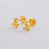 Stud Earrings Faith 0.75g / in / 4.8mm Yellow Gold 18K