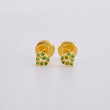 Stud Earrings Heart Silhouette 0.45g / in / 2.1mm Yellow Gold 18K