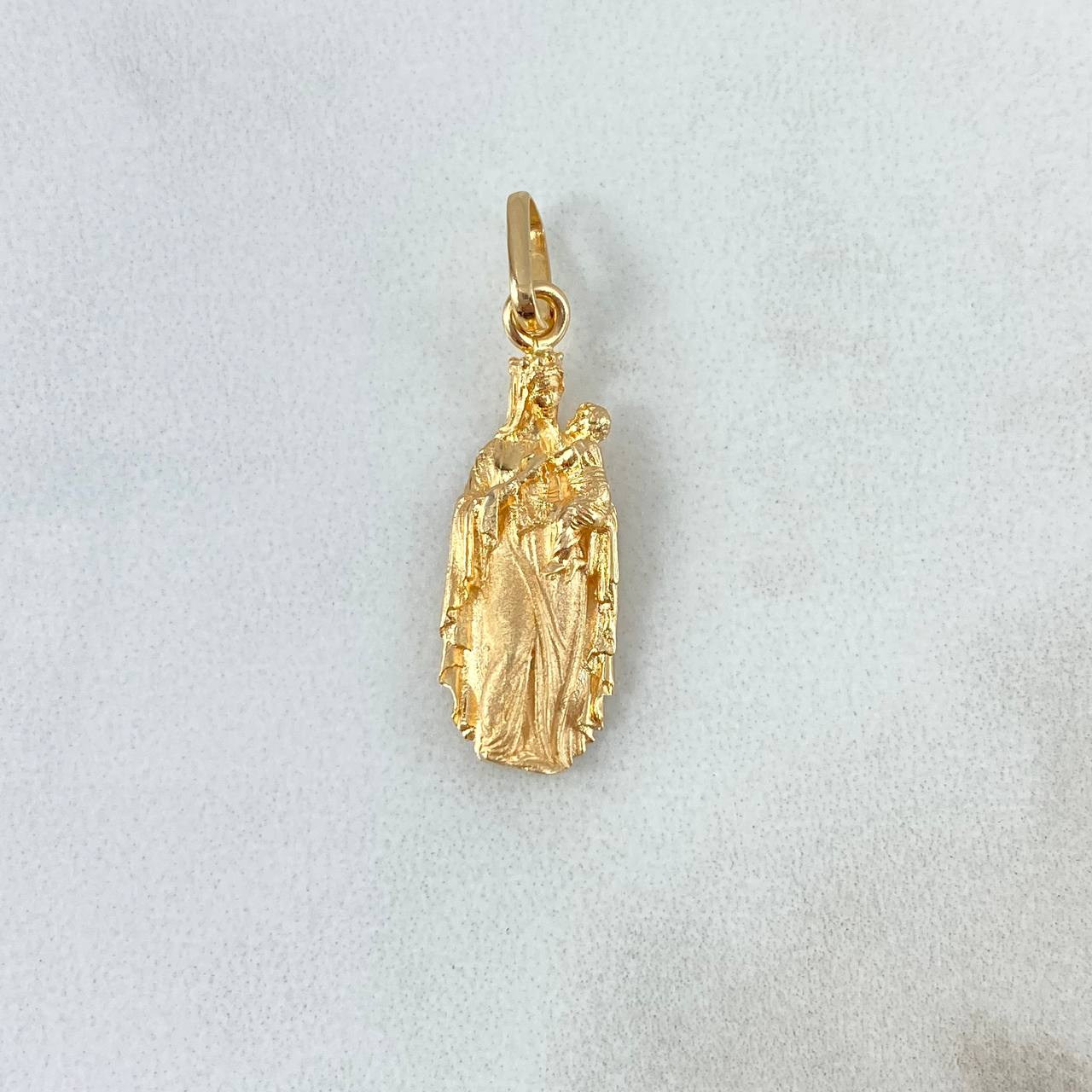 Dije Virgen con el Niño 2.1gr / 2.9cm / Oro Amarillo