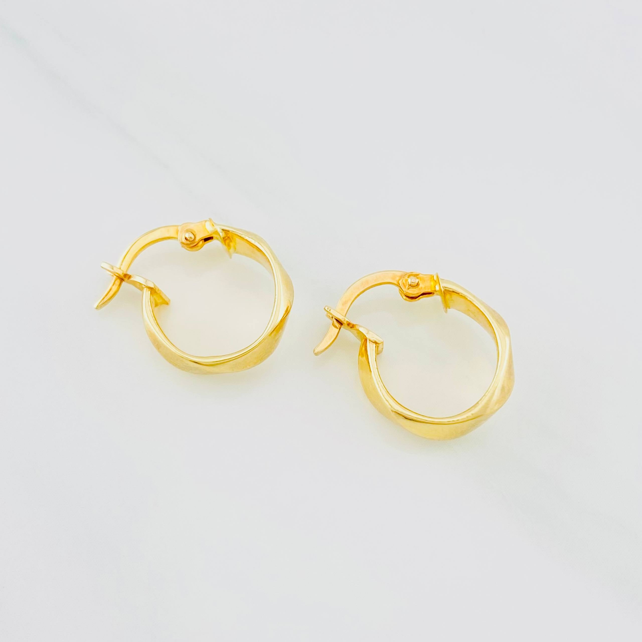 Candongas Susi 1.45g / 3/4 in Oro Amarillo 18K