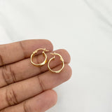 Candongas Susi 1.45g / 3/4 in Oro Amarillo 18K
