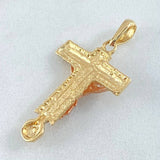 Pendant Lord of Miracles Cross 3.25gr / 3.5cm / 1.4in / 18K Gold ©