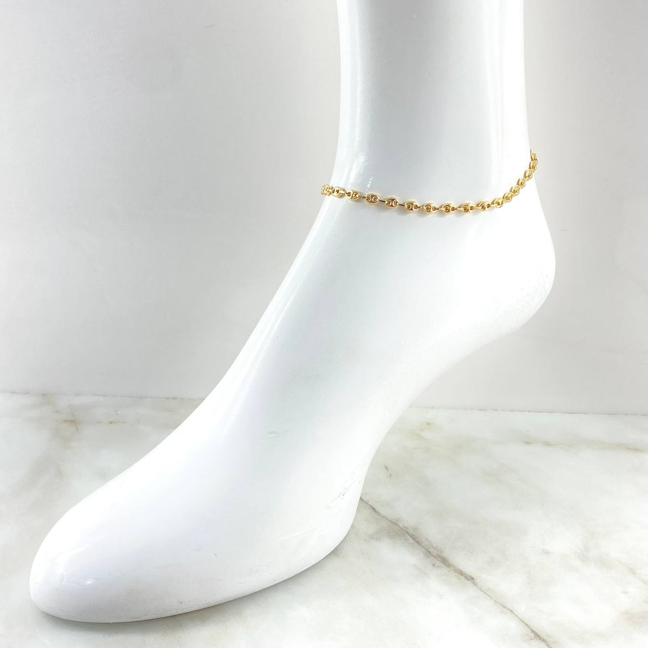 Tobillera GC 3.7gr / 25cm / Oro 18K *