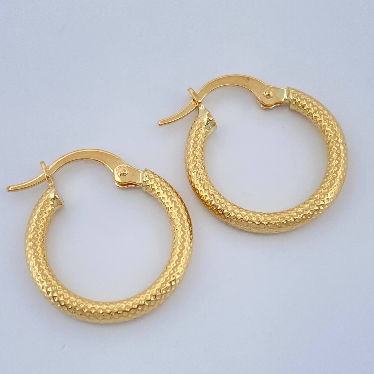 Candongas Tefi 1.25gr / 3/4 in / Oro Amarillo 18K $