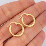 Candongas Tefi 1.25gr / 3/4 in / Oro Amarillo 18K $